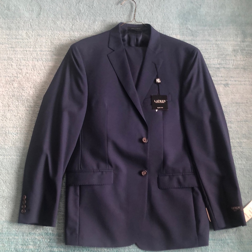 Ralph Lauren Suit Jacket 42R Pants 36x 30 NWT